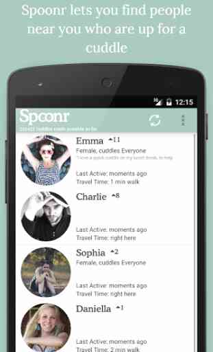 Spoonr - #1 Cuddle App 1