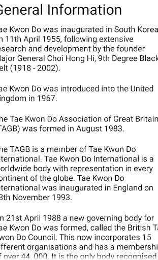 Tae Kwon Do Theory 2