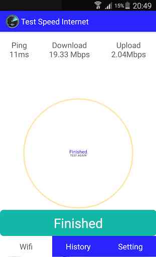 Test Speed Internet 3G,4G,Wifi 1