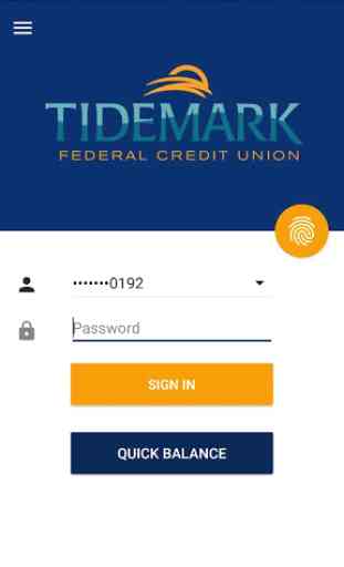 Tidemark FCU Mobile Banking 1