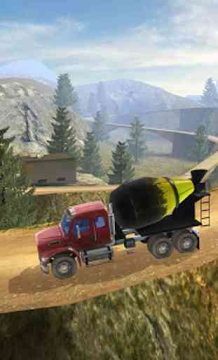 Uphill Cement Truck Driving 3D 1