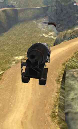 Uphill Cement Truck Driving 3D 3