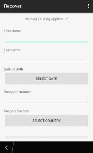 USA ESTA Visa Application 3