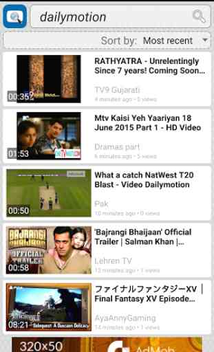 Video Search for Dailymotion 2