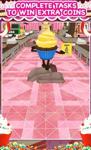 3D Girly Girl Cupcake Run FREE 4