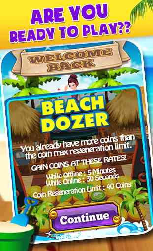 Beach Party Coin Dozer Game 2