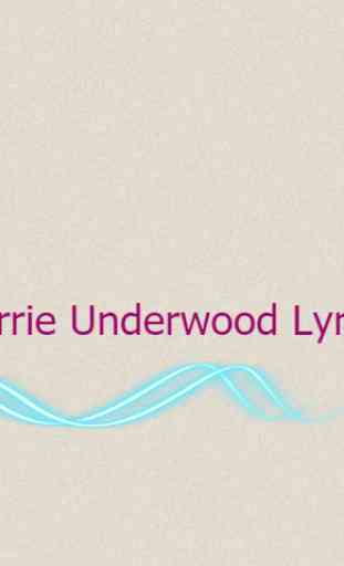 Carrie Underwood Lyrics 1