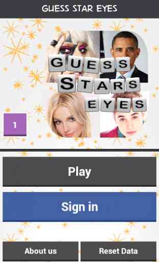 Celebrity Quiz Guess star eyes 1