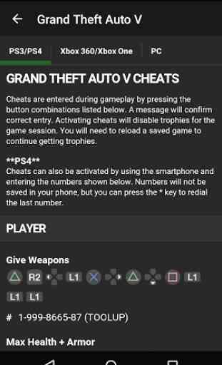 Cheats for GTA 2