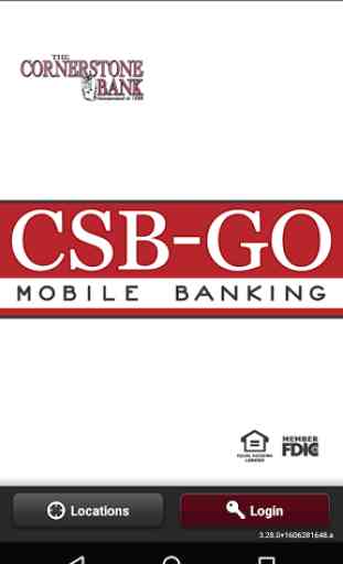 Cornerstone Bank CSB-GO 1