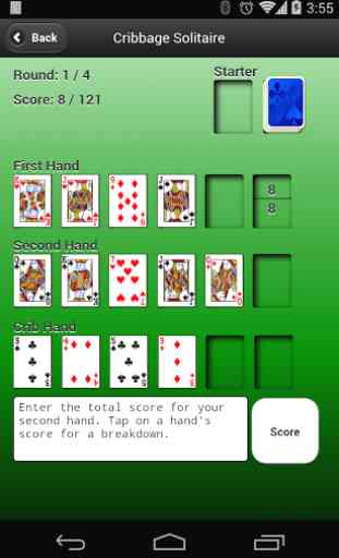 Cribbage Solitaire 1