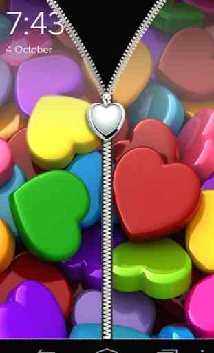 Cute Love Hearts Zip Lock 4