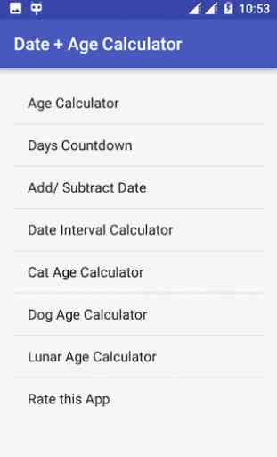 Date + Age Calculator 4