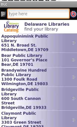 Delaware Library Catalog (DLC) 1