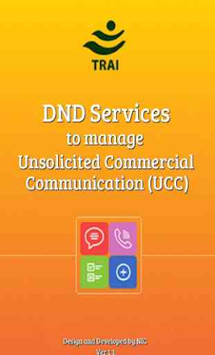 DND Services (TRAI) 1
