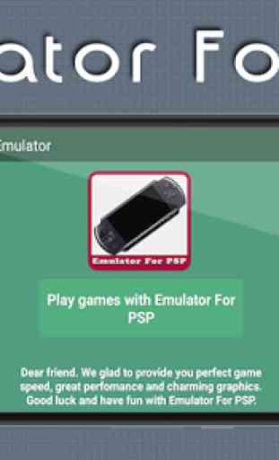 Emulator For PSP 2