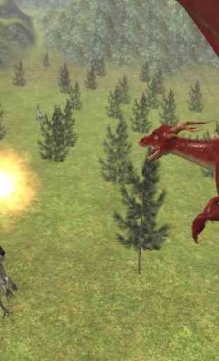 Flying Fire Drake Simulator 3D 4
