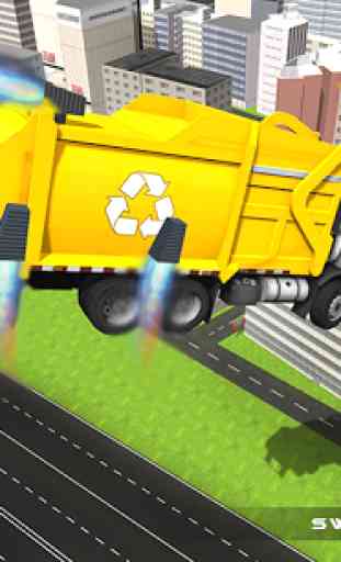Flying Garbage Dump Truck 3