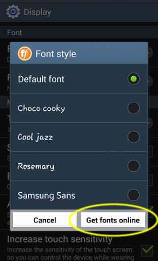 Font Style Search for Galaxy 1