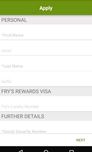 Fry’s REWARDS Visa® 2