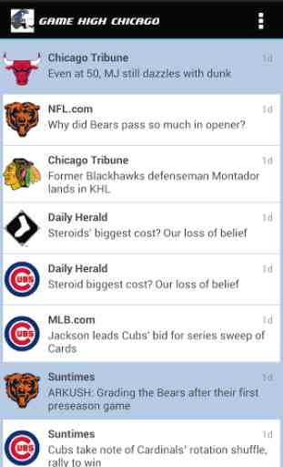 GAME HIGH Chicago Sports 1