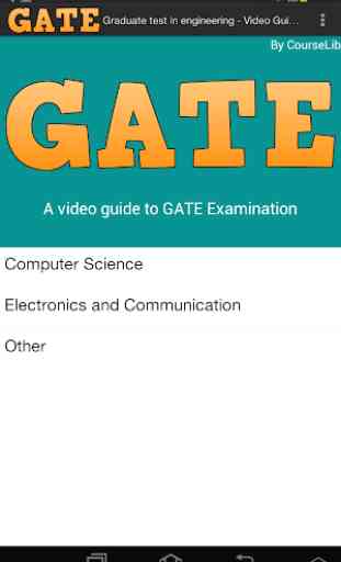 GATE - Video Guide 1