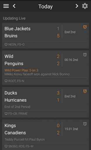 Hockey NHL Live Game Updates 1