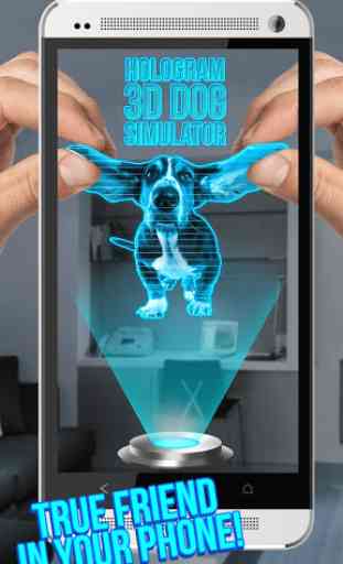Hologram 3D Dog Simulator 2