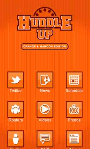 Huddle Up – Orange & Maroon 1