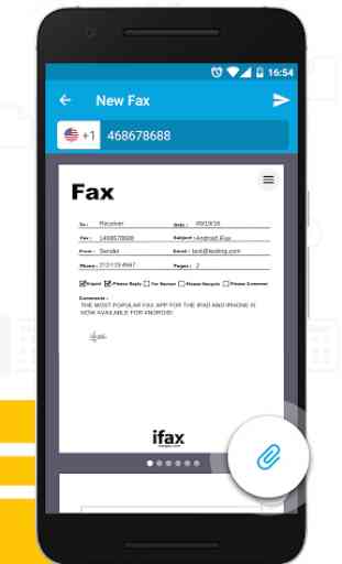 iFax - Send Fax from Phone 2