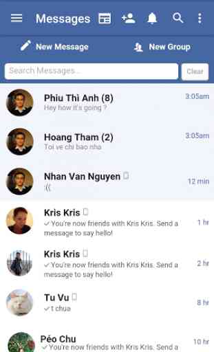 Lite Messenger for Facebook 3