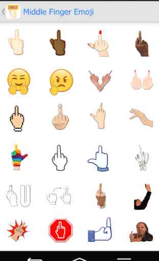 Middle Finger Emoji Free 3