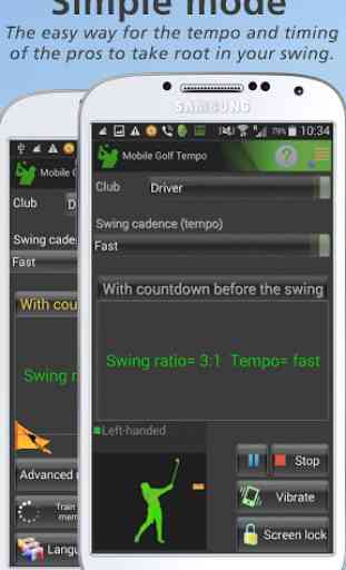 Mobile Golf Tempo Trial 1