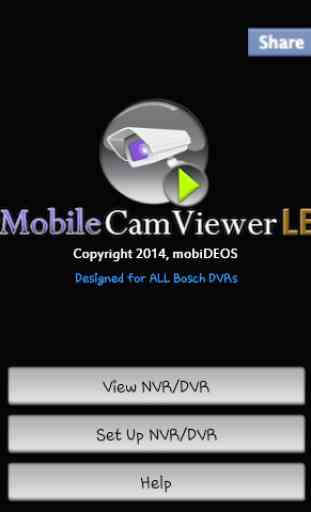 MobileCamViewer for BOSCH DVRs 1