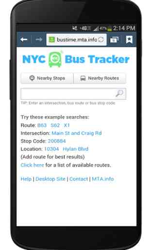NYC Mta Bus Tracker 3