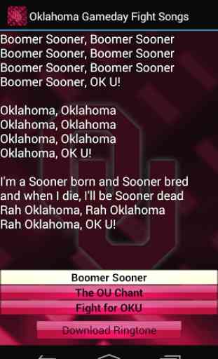 Oklahoma Sooners Ringtones 4