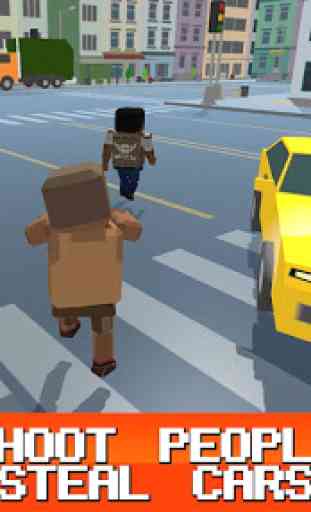 Pixel Crime City 3D 2