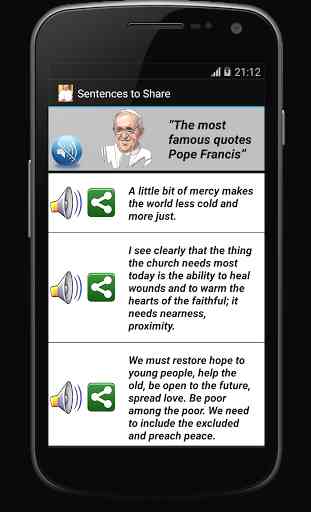 Pope Francis to Share 4