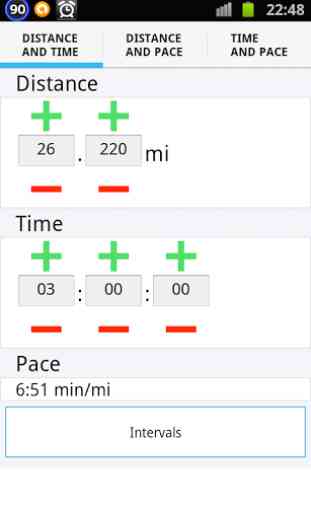 Running pace calculator 1