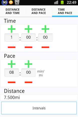 Running pace calculator 3