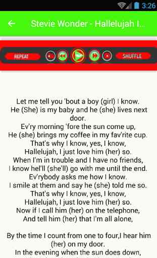 Stevie Wonder Lyrics Lately 1