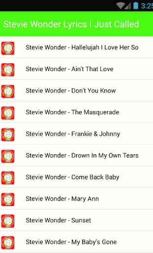Stevie Wonder Lyrics Lately 2