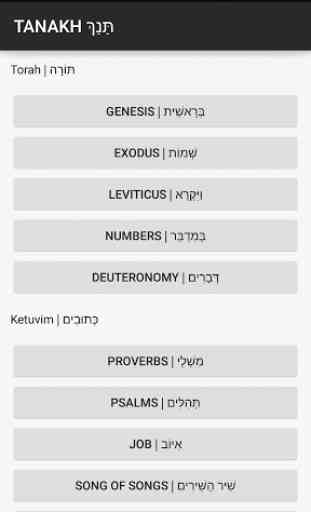 Tanakh, Torah, Tehilim, Hebrew 4
