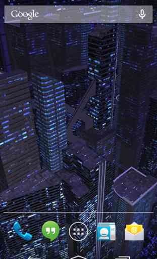 3D Live Wallpaper - Dark City 4
