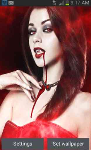 Bloody Vampire Live Wallpaper 1