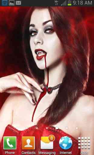Bloody Vampire Live Wallpaper 3