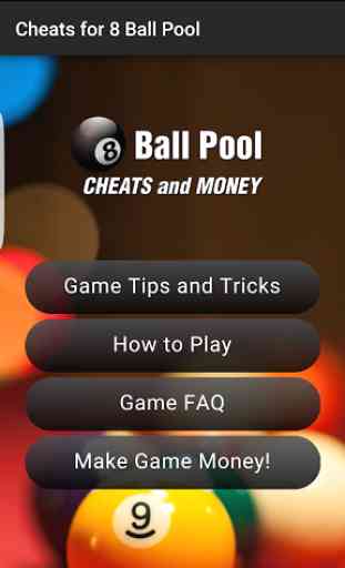 Cheats for 8 Ball Pool 1
