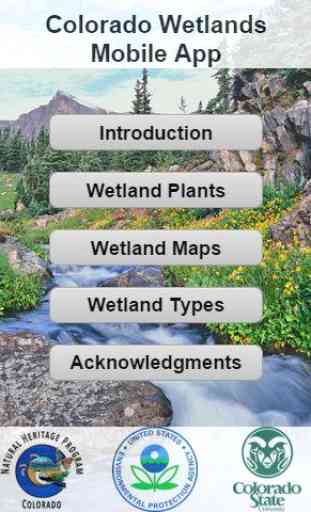 Colorado Wetlands Mobile App 1
