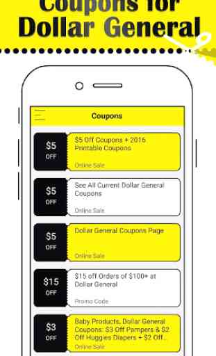 Coupons for Dollar General App 2