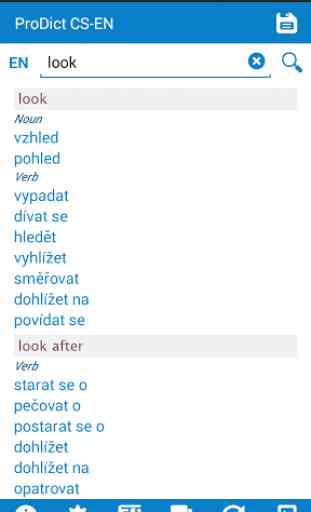 Czech - English dictionary 2